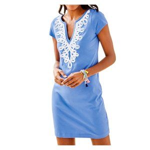 NWT Lilly Pulitzer Brewster Tshirt Dress Blue Haven XL